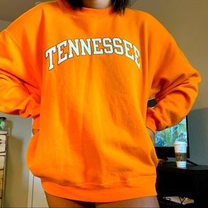 crew neck oversized Tennessee sweatshirt